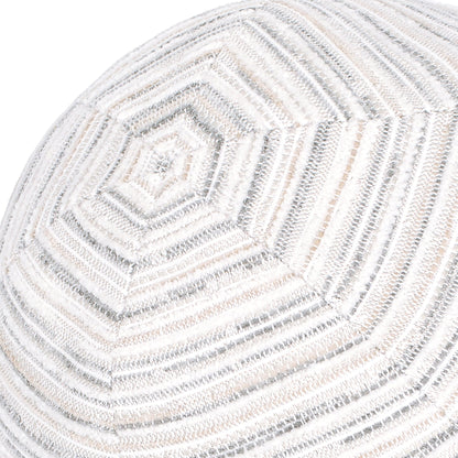 
                  12" Round Elaine Smith Orb Pillow Luxe Stripe Pebble - Image 2
                