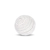 12" Round Elaine Smith Orb Pillow Luxe Stripe Pebble