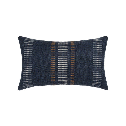 Elaine Smith Journey Indigo 12 x 20 Pillow