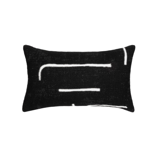 Elaine Smith Instinct Ebony 12 x 20 Pillow