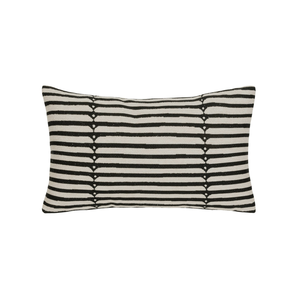 Elaine Smith Sincerity Ebony 12 x 20 Pillow