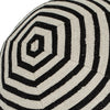 12" Round Elaine Smith Orb Pillow Sincerity Ebony