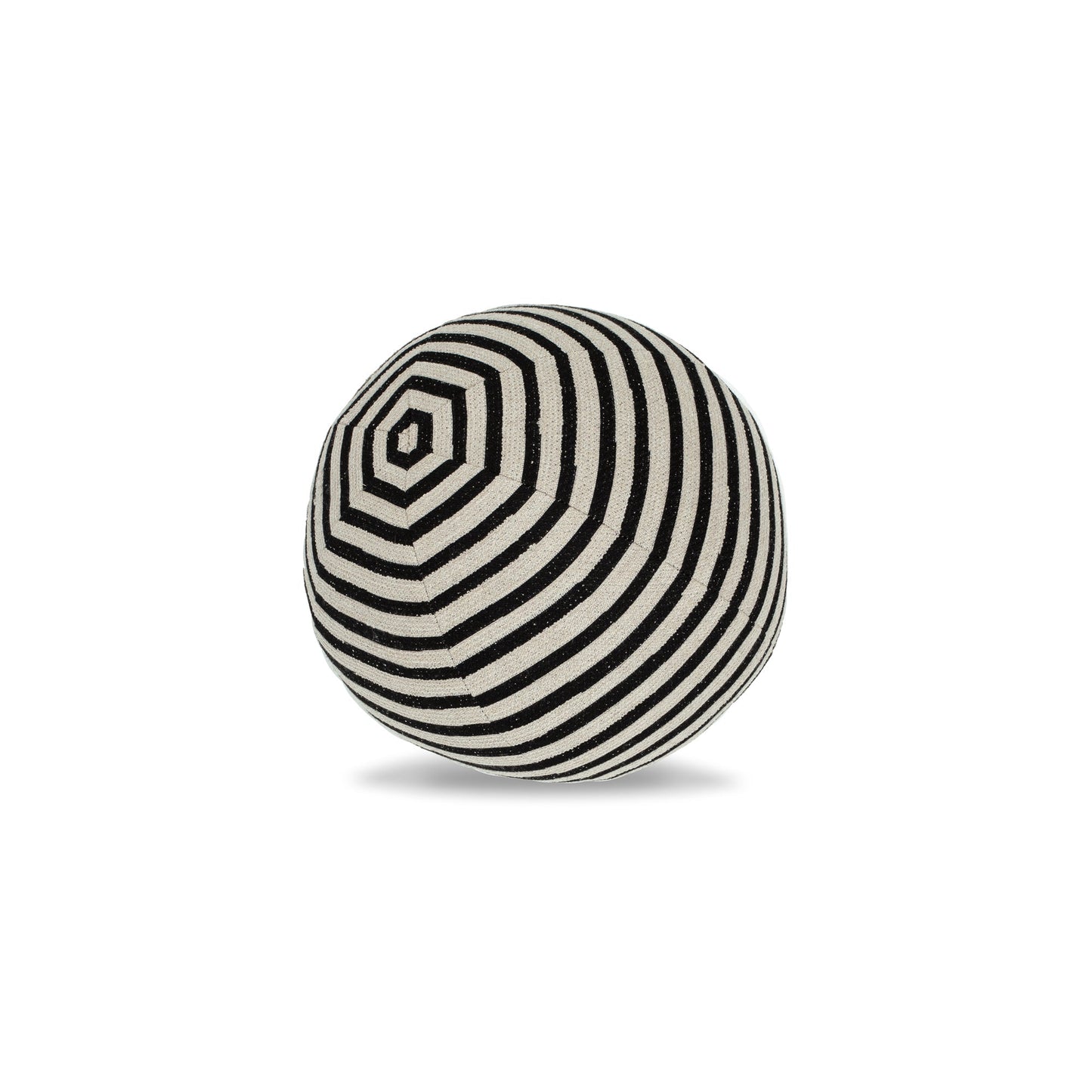 12" Round Elaine Smith Orb Pillow Sincerity Ebony, image 1
