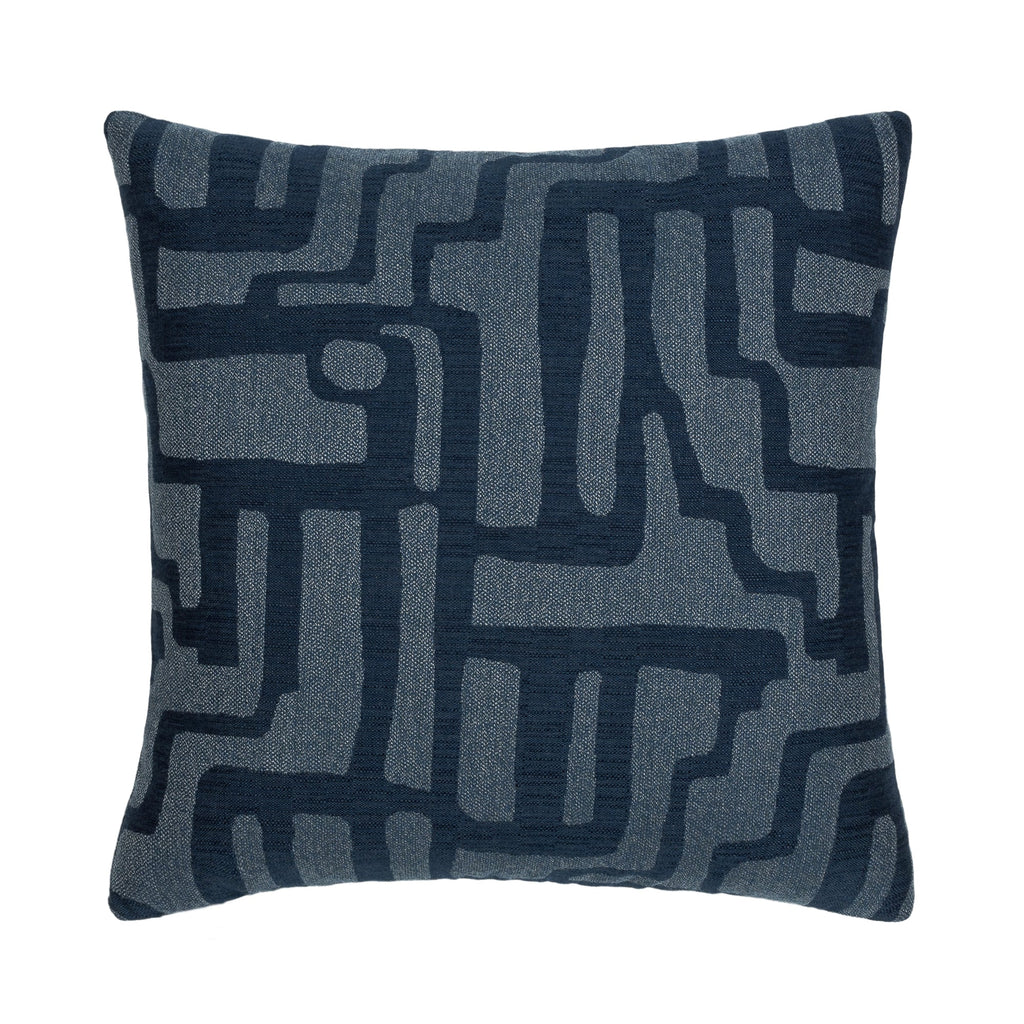 Elaine Smith 22 Square Pillow Noble Indigo