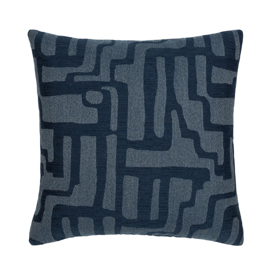 Elaine Smith 22 Square Pillow Noble Indigo