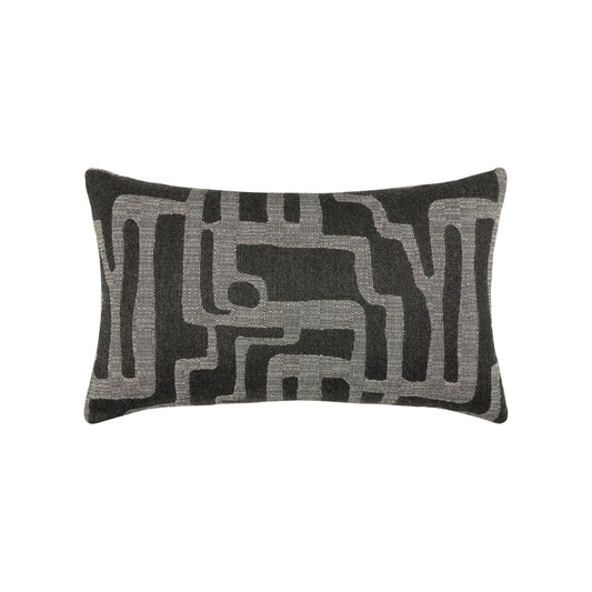 Elaine Smith Noble Charcoal 12 x 20 Pillow 1