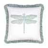 Elaine Smith 20 Square Pillow Dragonfly Surf