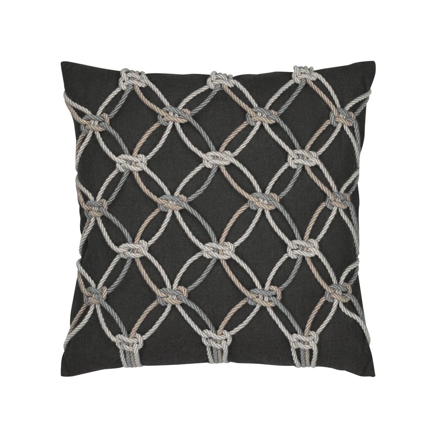 20" Square Elaine Smith Pillow Carbon Rope, image 1