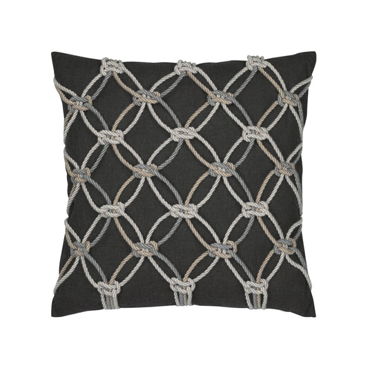 20" Square Elaine Smith Pillow Carbon Rope