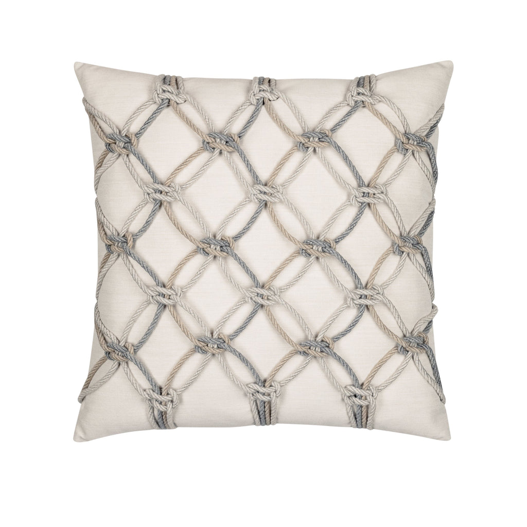 Elaine Smith Grigio Rope 20 Pillow