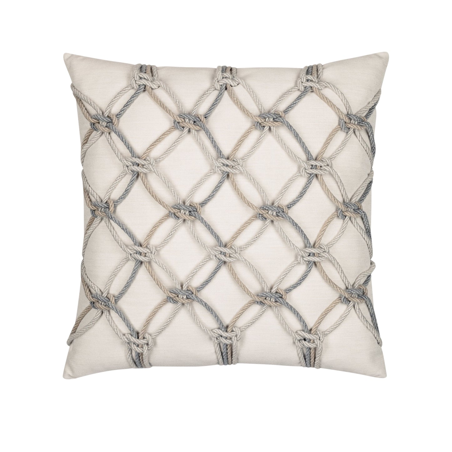 Elaine Smith Grigio Rope 20 Pillow, image 1