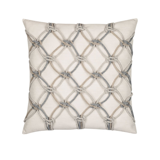 Elaine Smith Grigio Rope 20 Pillow
