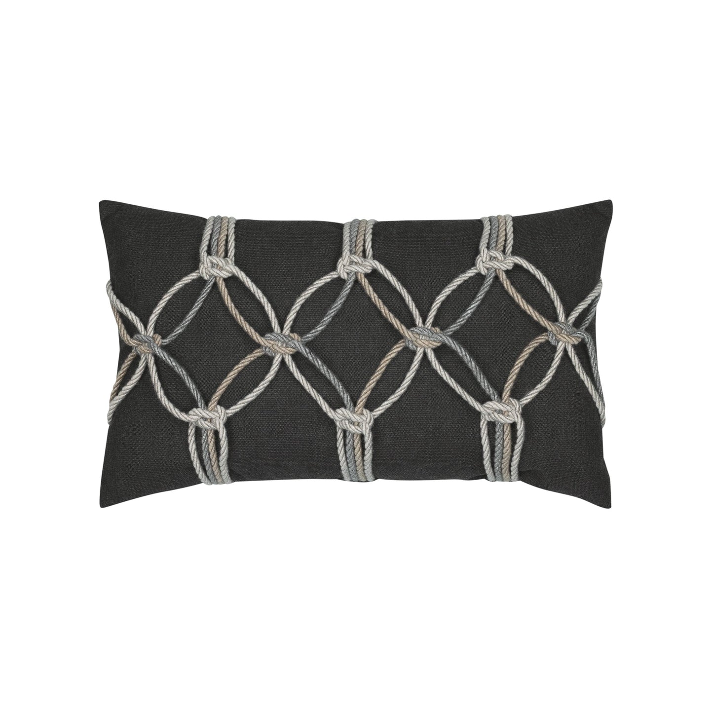 12" x 20" Elaine Smith Pillow Carbon Rope, image 1