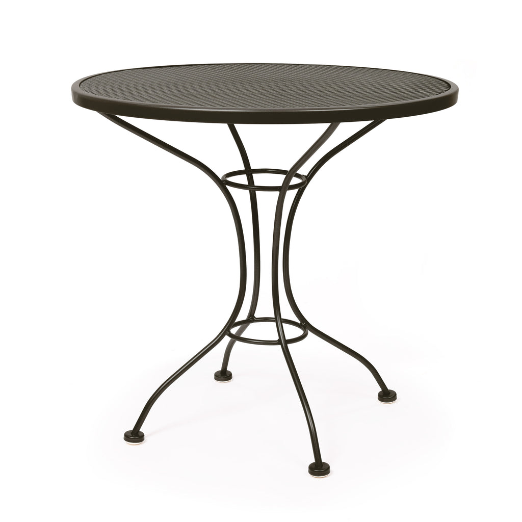 30 Round Mesh Top Bistro Table Aztec Bronze Finish