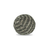 12" Round Elaine Smith Orb Pillow Intertwine Ebony