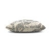 22" Square Elaine Smith Pillow  Influence Ebony