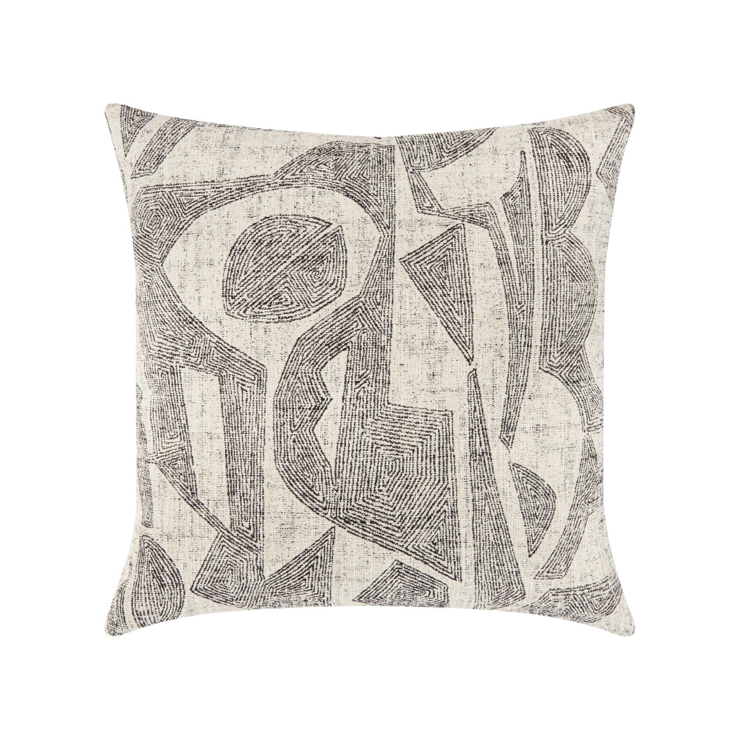 Elaine Smith 20 Square Pillow Influence Ebony, image 1