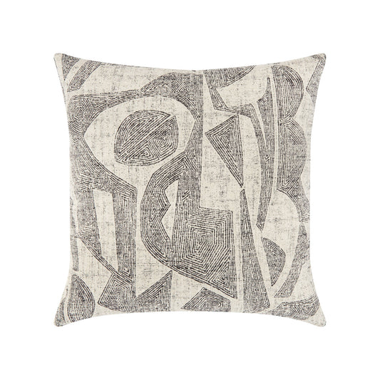 Elaine Smith 20 Square Pillow Influence Ebony