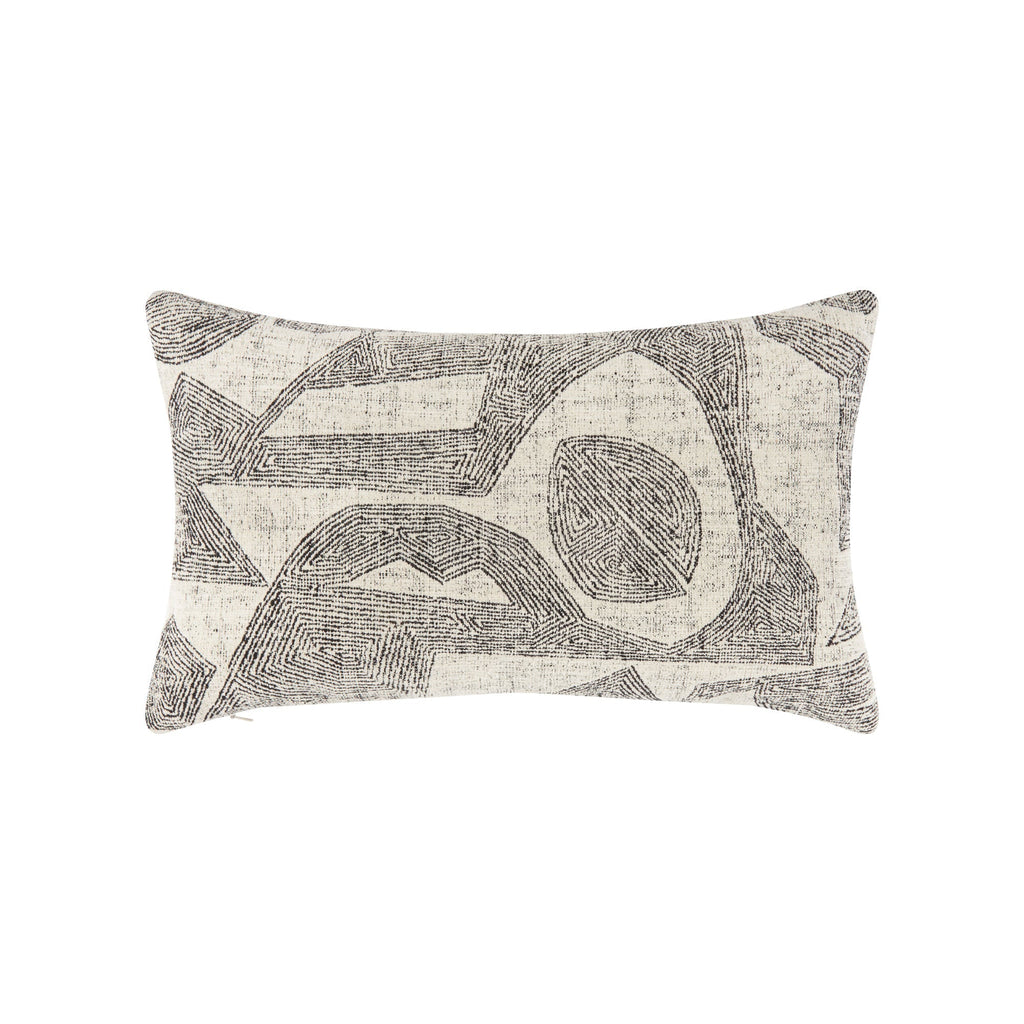 Elaine Smith Influence Ebony Lumbar Pillow