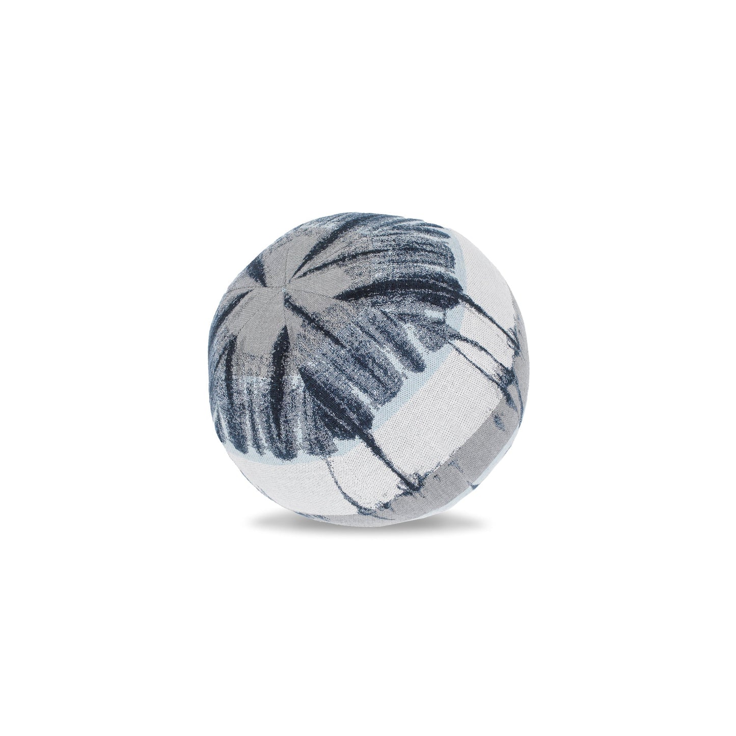12" Round Elaine Smith Orb Pillow Shibori, image 1