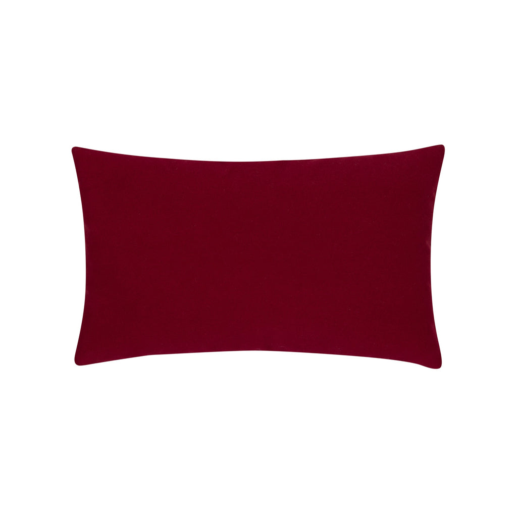 Elaine Smith Lush Velvet Lipstick Lumbar Pillow