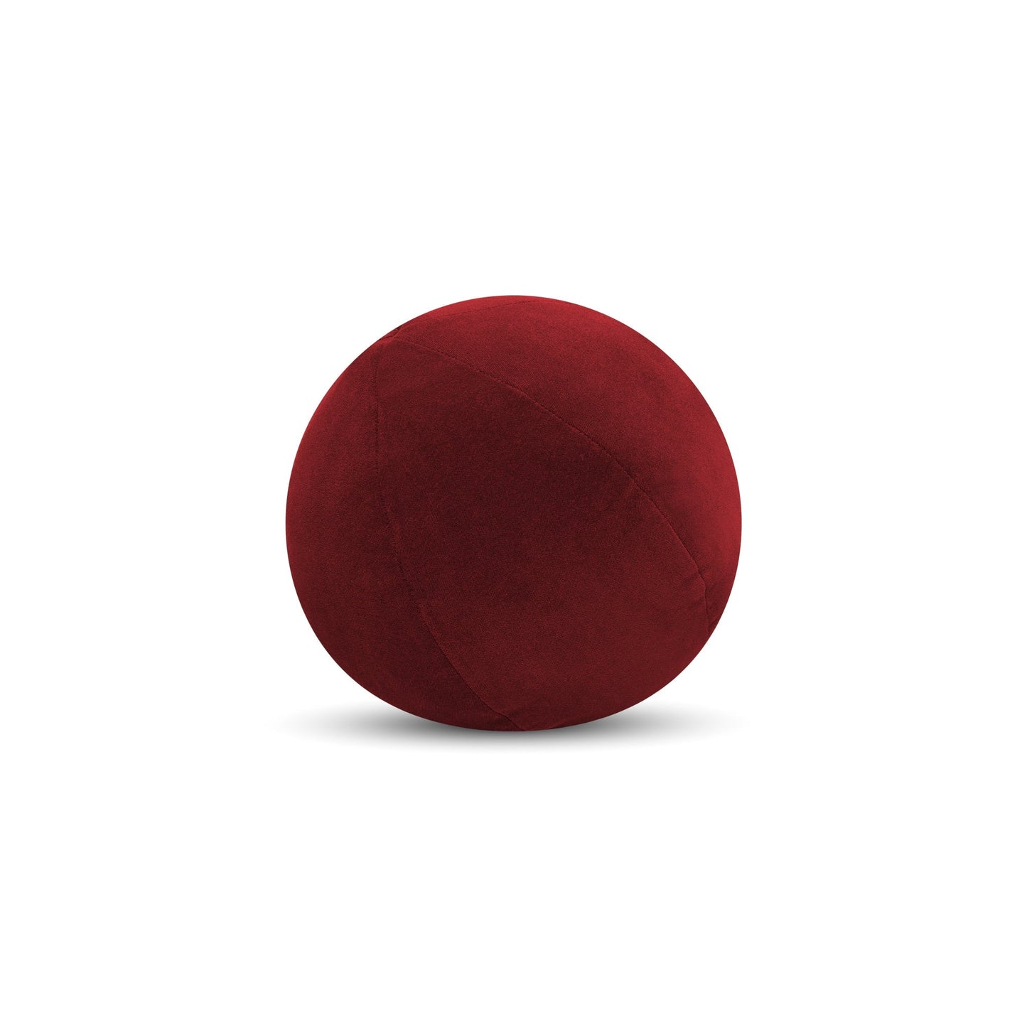 12" Round Elaine Smith Orb Pillow Lush Velvet Lipstick, image 1