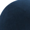 12" Round Elaine Smith Orb Pillow Lush Velvet Midnight