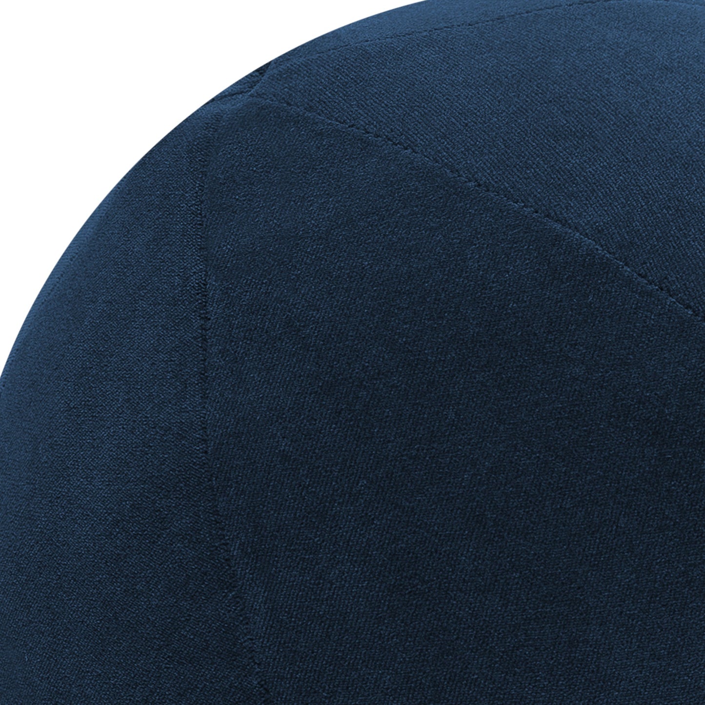 12" Round Elaine Smith Orb Pillow Lush Velvet Midnight, image 2