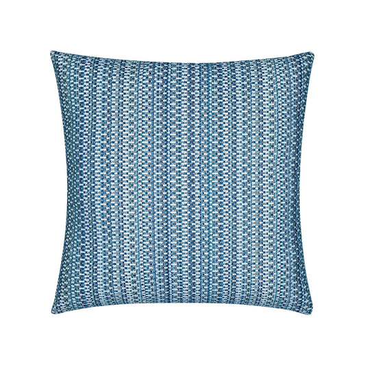 Elaine Smith Kaleidoscope Indigo Square Pillow