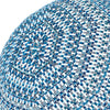 12" Round Elaine Smith Orb Pillow Kaleidoscope Indigo