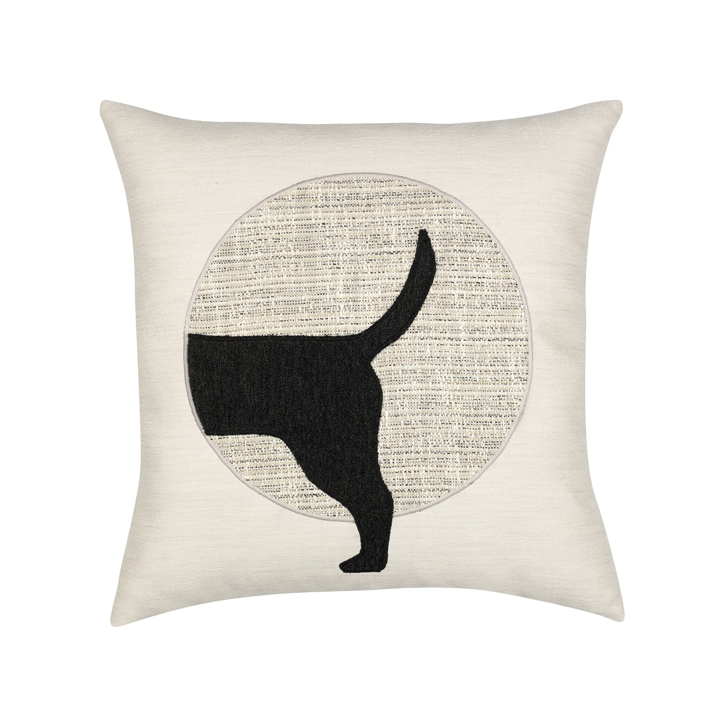 Elaine Smith 20 Square Pillow Unconditional Woof Tail, image 1