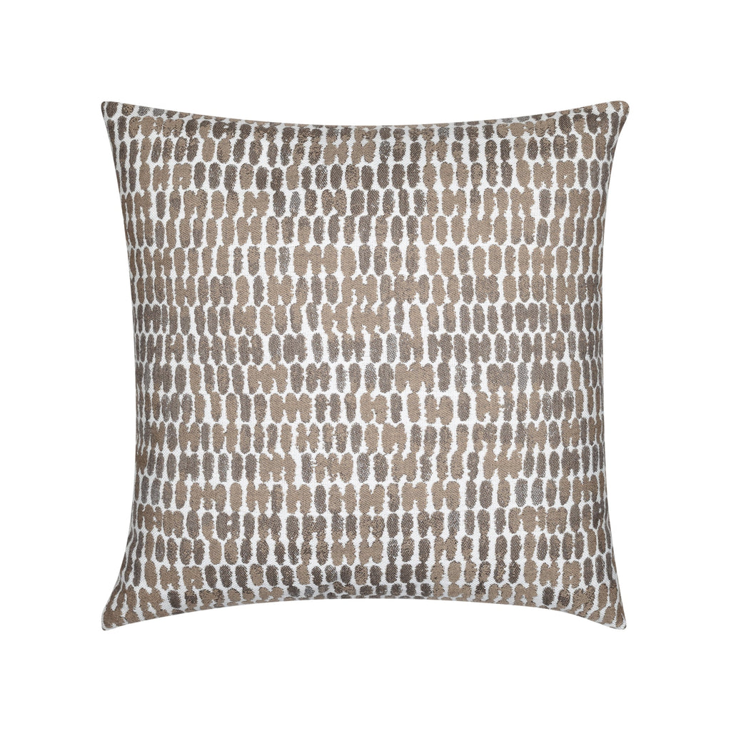 Elaine Smith 20 Square Pillow Thumbprint Latte