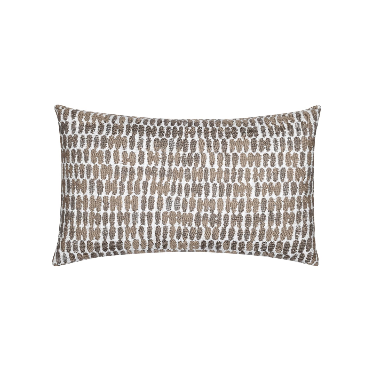 Elaine Smith Thumbprint Latte Lumbar Pillow, image 1