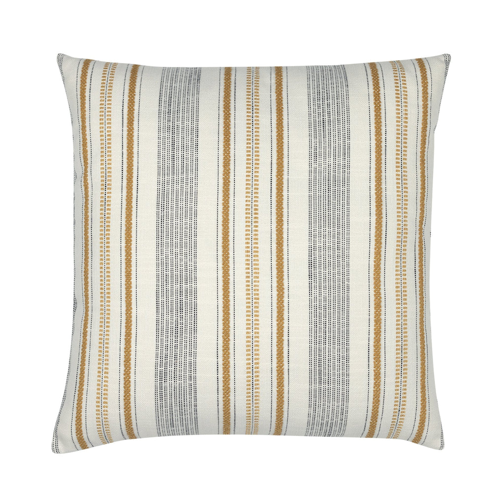 Elaine Smith Pathway Gold 22 Square Pillow
