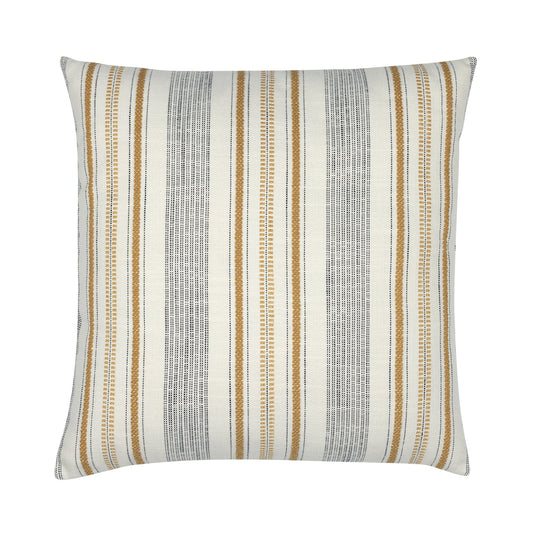 Elaine Smith Pathway Gold 22 Square Pillow