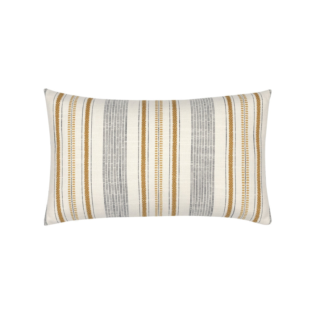 Elaine Smith Pathway Gold 12 x 20 Square Pillow