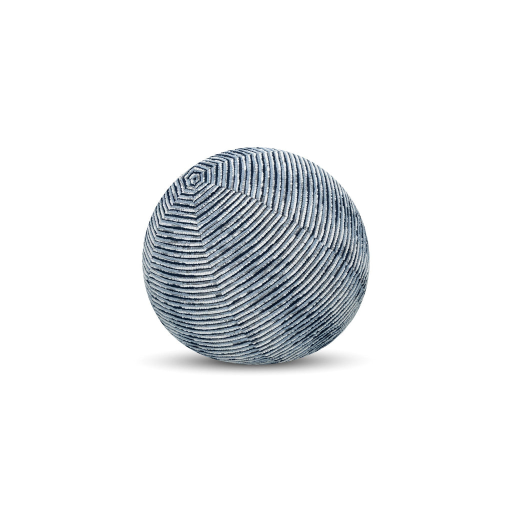12 Round Elaine Smith Orb Pillow Progress Indigo