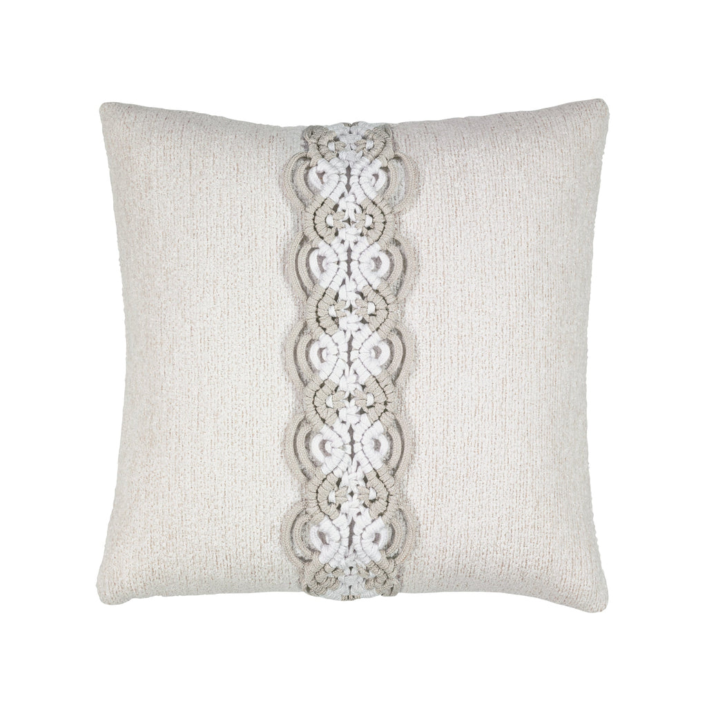 Elaine Smith 20 Square Pillow Distinct Oyster