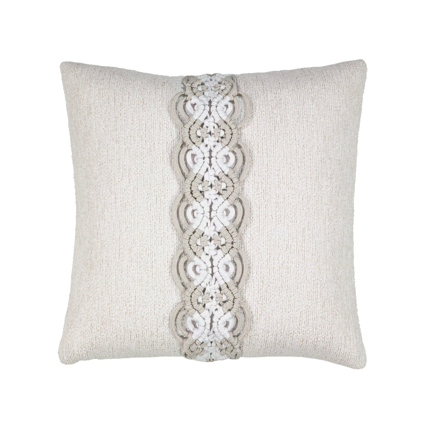 Elaine Smith 20 Square Pillow Distinct Oyster, image 1