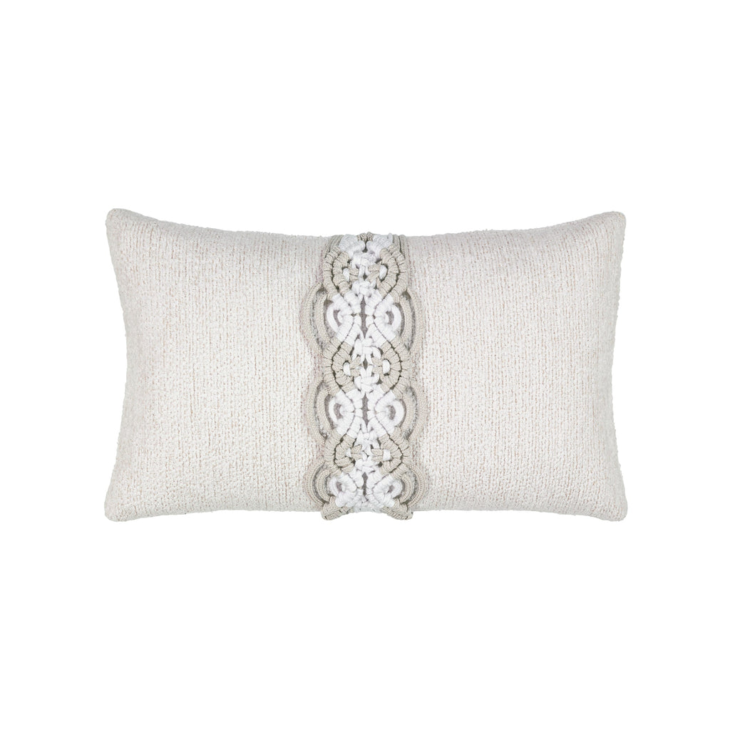 Elaine Smith Distinct Oyster Lumbar Pillow
