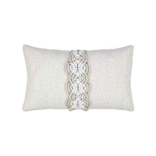 Elaine Smith Distinct Oyster Lumbar Pillow