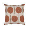 Elaine Smith Solstice Papaya Square Pillow