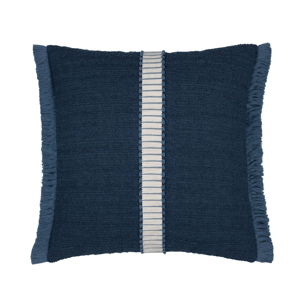 Elaine Smith 20 Square Pillow Deluxe Indigo