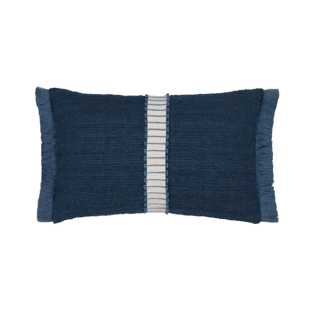 Elaine Smith Deluxe Indigo Lumbar Pillow