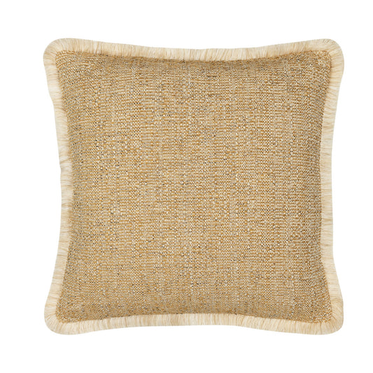 Elaine Smith Golden Hour Fringed Square Pillow