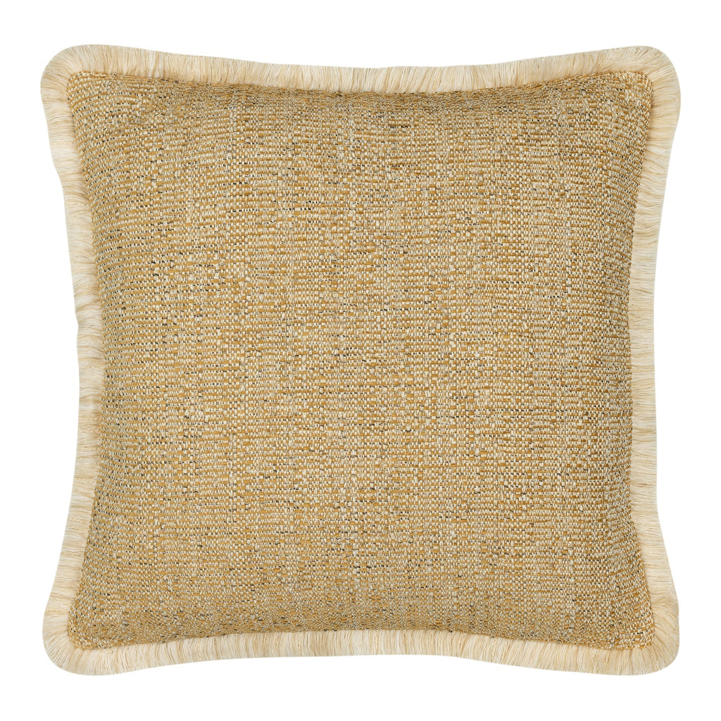 Elaine Smith Golden Hour Fringed 22 Square Pillow