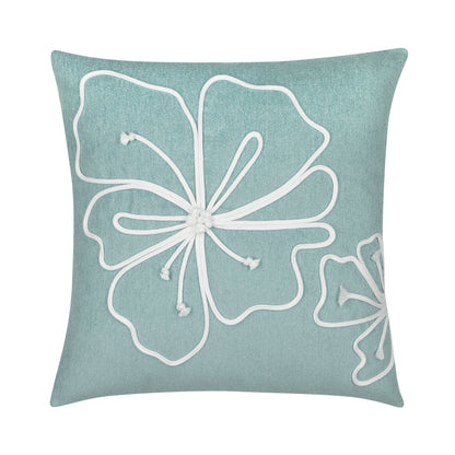 
                  Elaine Smith Hibiscus Mist 22 Square Pillow - Image 1
                