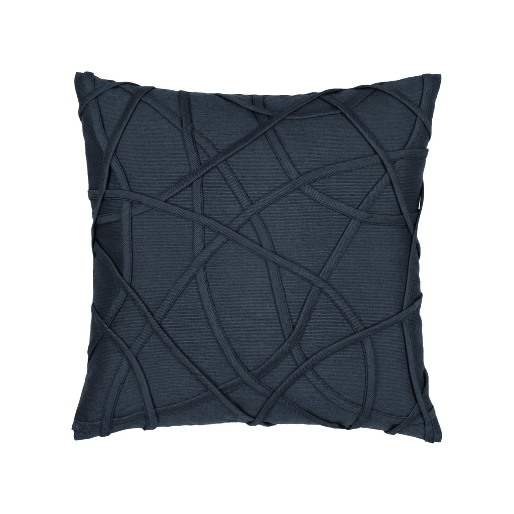 Elaine Smith Illusion Indigo Square Pillow