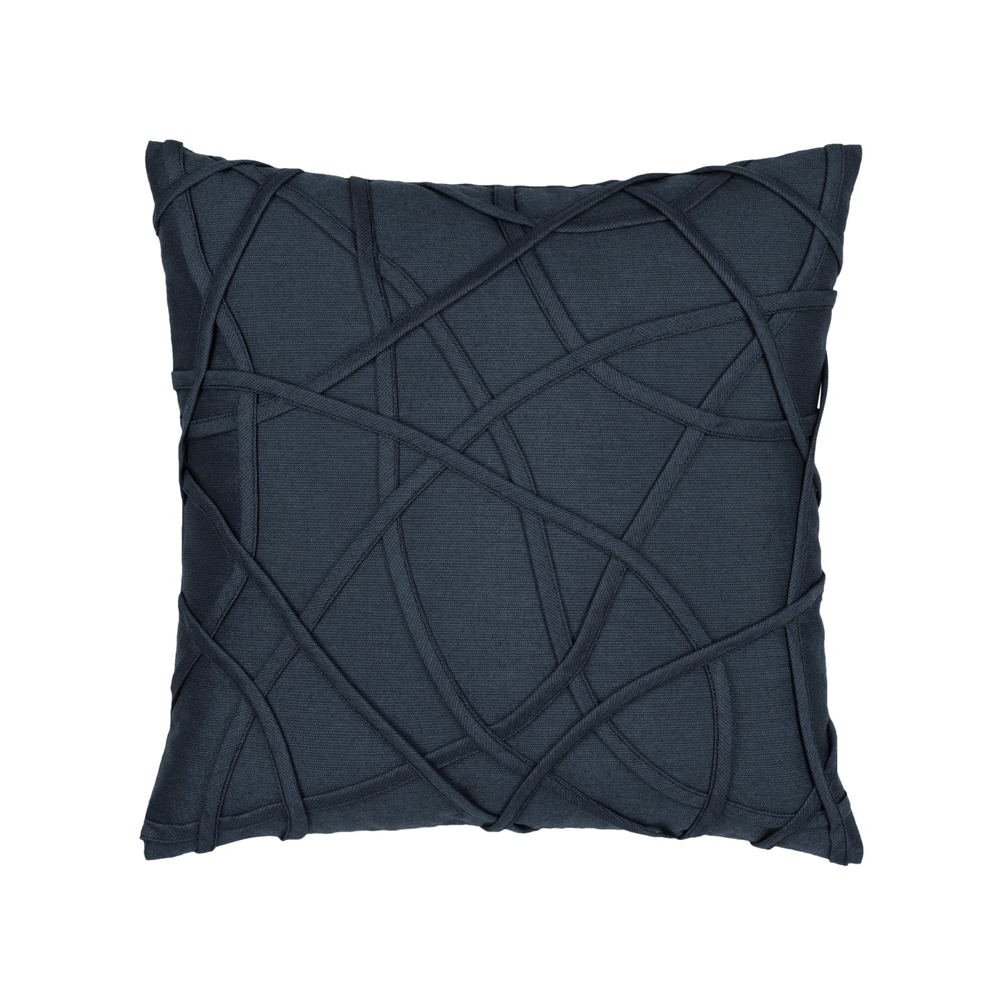 Elaine Smith Illusion Indigo Square Pillow, image 1