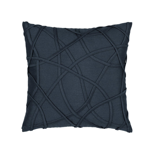 Elaine Smith Illusion Indigo Square Pillow